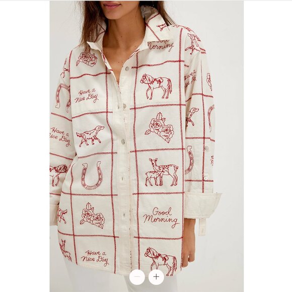 We The Free Have A Nice Day Embroidered Cowboy Shirt - Picture 2 of 4